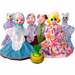 Кукольный театр – Репка, 7 кукол (Кудесники, СИ-698) - миниатюра